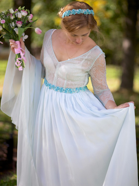 пошив свадебного платья – фото нашей клиентки