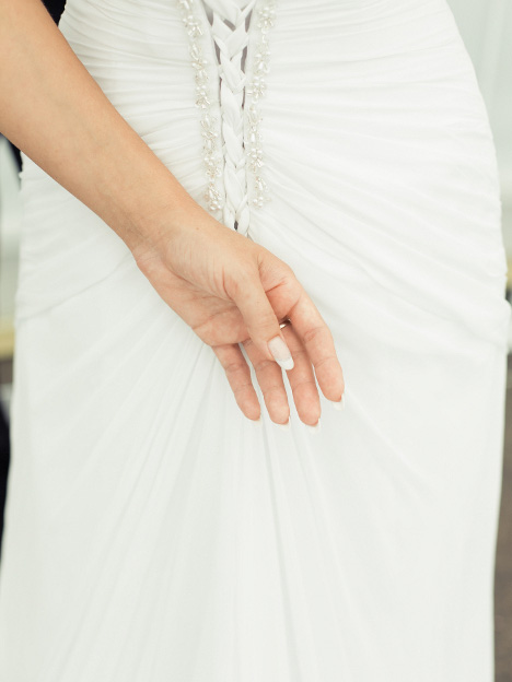 свадебное платье вид со спины